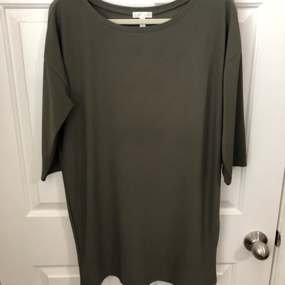 Crepe Shift Dress